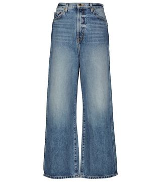 Khaite + Jordan High-Rise Flared Jeans