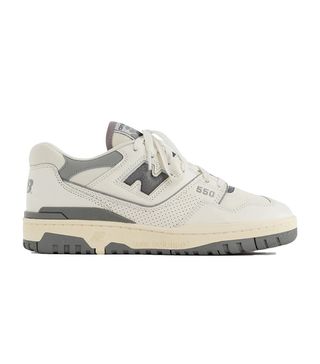 New Balance + 550 Aime Leon Dore White Grey Sneakers