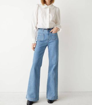 
Other Stories + Flared High Waist Jeans