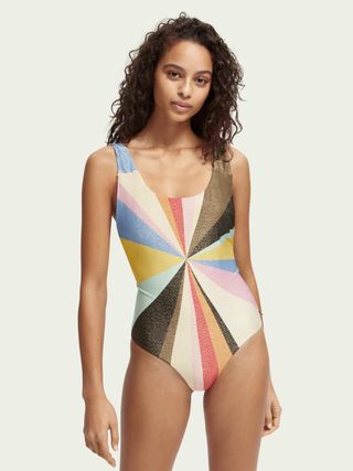 Scotch & Soda + Born to Love Printed Bathing Suit