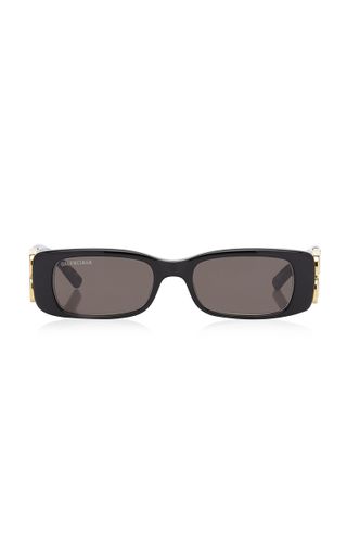Balenciaga + Dynasty Square-Frame Acetate Sunglasses
