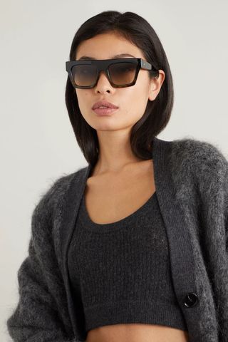 Le Specs + Subdimension D-Frame Sunglasses