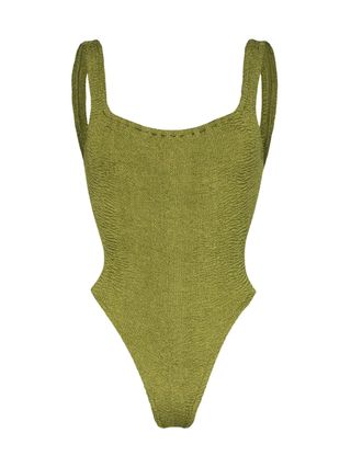 Hunza G + Classic Square Neck swimsuit