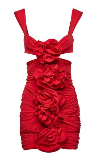 Magda Butrym + Floral-Detailed Mini Dress
