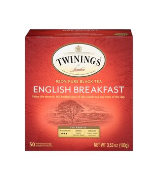 Twinings of London + English Breakfast Tea Bags, 50 Count (Pack of 6)