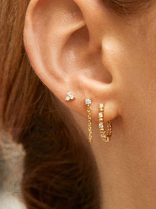 Baublebar + Lydia 18k Gold Earring Set