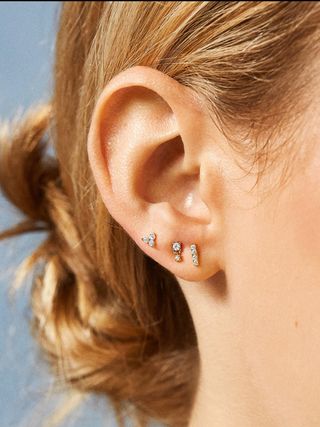 Baublebar + Lottie 18k Gold Earring Set