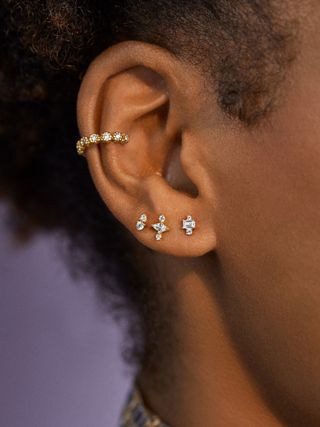Baublebar + Lilia 18k Gold Earring Set