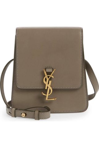 Saint Laurent + Kaia Leather Shoulder Bag