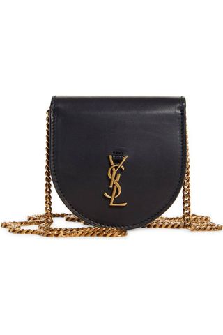 Saint Laurent + Baby Kaia Leather Crossbody Bag