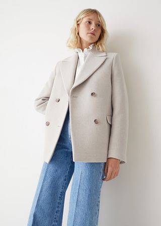 & Other Stories + Oversized Double Breasted Jacket