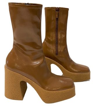 Stella McCartney + Vegan Leather Ankle Boots