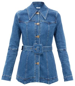 Rejina Pyo + Maeve Organic-Cotton Denim Belted Jacket
