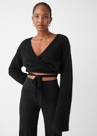 & Other Stories + Criss Cross Wrap Cardigan