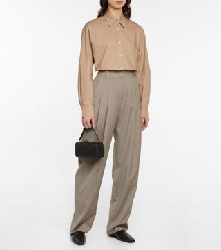 Frankie Shop + Gelso High-Rise Wide-Leg Pants