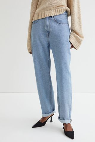 H&M + 90s Baggy Ultra High Waist Jeans