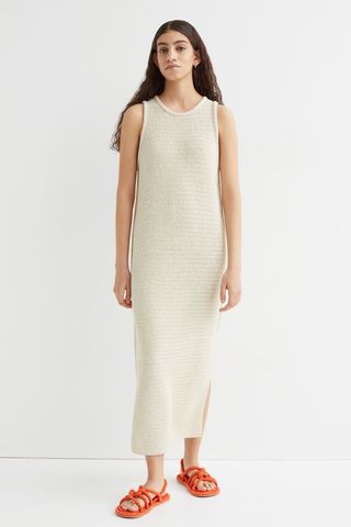 H&M + Knit Silk-Blend Dress