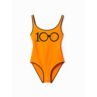 Iris Apfel x H&M + Printed Swimsuit