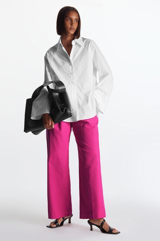 COS + Wide Leg Tailored Trousers