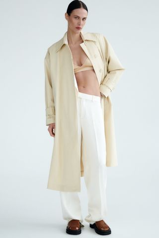 Zara + Oversized Trench Limited Edition