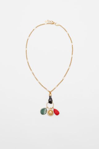 Zara + Hand Charm Necklace