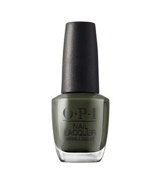 OPI + Nail Lacquer in Things I've Seen in Aber-green