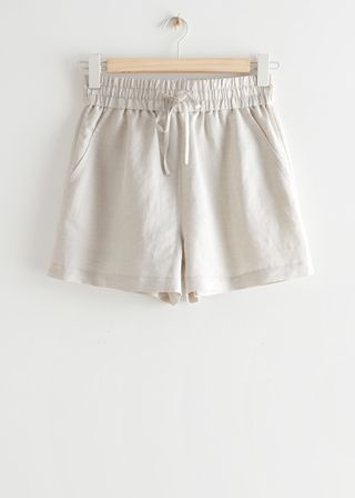 & Other Stories + Drawstring Shorts
