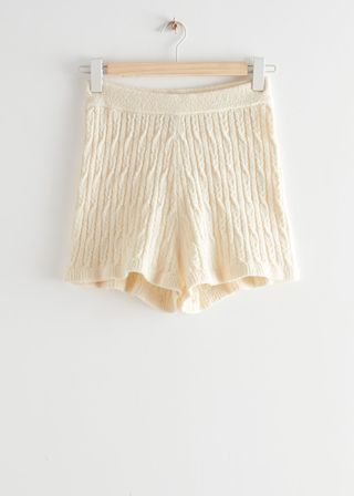 & Other Stories + Cable Knit Shorts