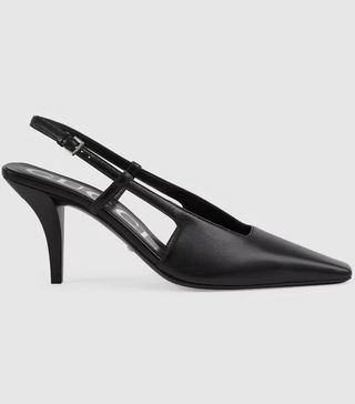 Gucci + Pointed-Toe Slingback