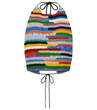 Miu Miu + Crochet Halterneck Top