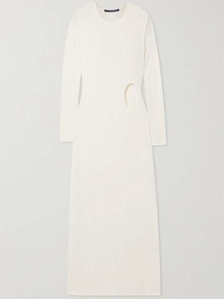 Zeynep Arcay + Cutout Jersey Maxi Dress