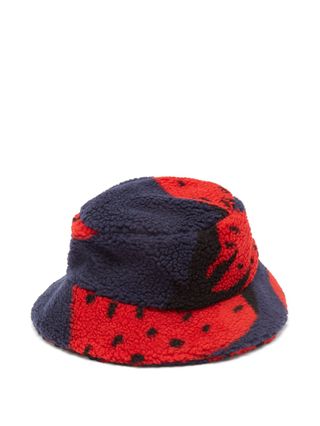 JW Anderson + Strawberry Fleece Bucket Hat