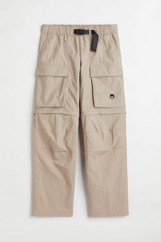 H&M + Zip-Off Nylon Cargo Pants