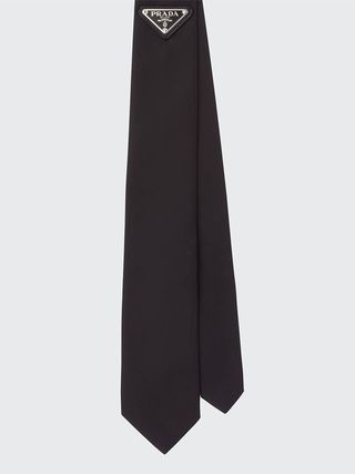 Prada + Re-Nylon Gabardine Tie With Logo