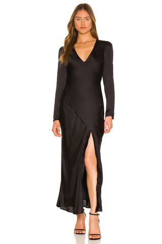 Bardot + Lisette Maxi Dress in Black