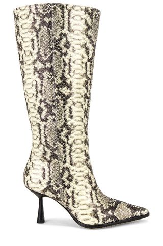 Song of Style + Lou Boot in Ivory