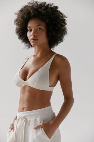 Out From Under + Ribbed Cotton Plunge Bralette