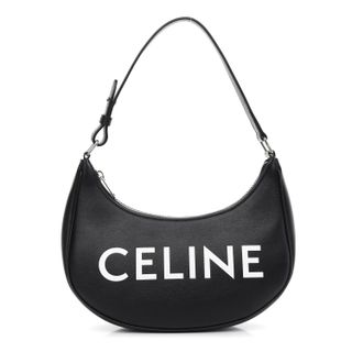 Celine + Calfskin Ava Shoulder Bag Black