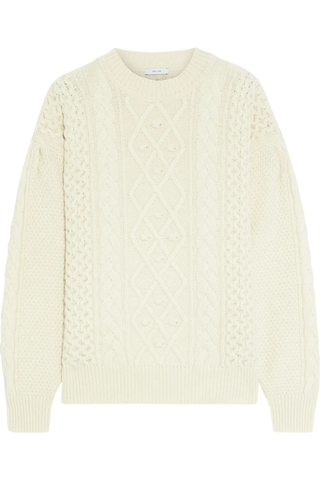 Iris & Ink + Eléonore Cable-Knit Sweater