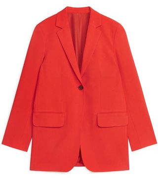 Arket + Hopsack Wool Blazer