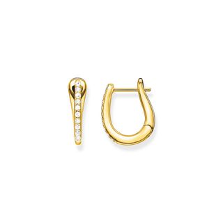 Thomas Sabo + Hoop Earrings Classic Gold