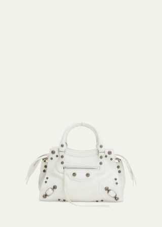 Balenciaga + Cagole XS Leather Top-Handle Bag