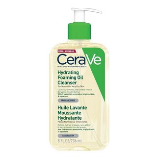Cerave + Hydrating Foaming Oil Cleanser