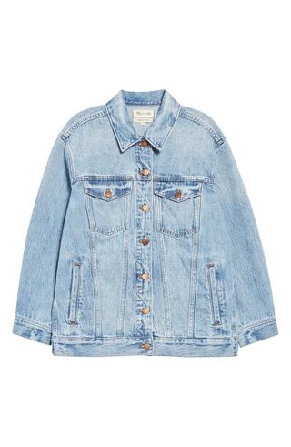 Madewell + The Oversize Trucker Jean Jacket