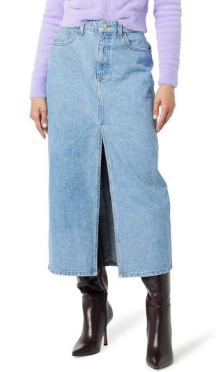 The Drop + Dixon Denim Column Skirt