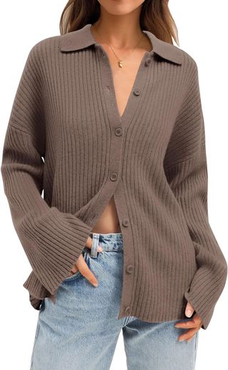 Lillusory + Button Down Collared Sweater