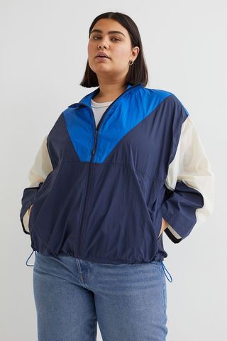 H&M + Color-Block Nylon Jacket