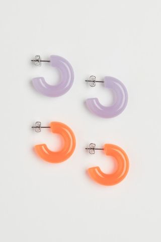H&M + 2-Pack Hoop Earrings