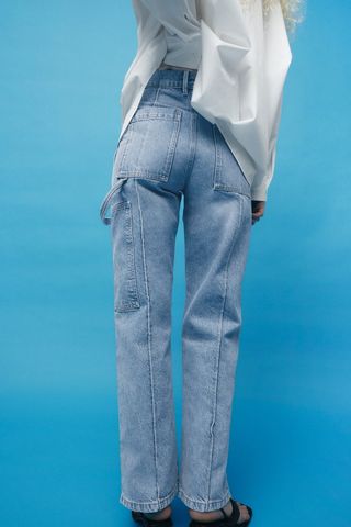 Zara + ZW the Worker Straight Jeans