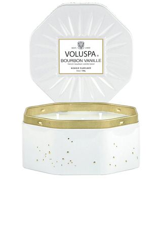 Voluspa + Bourbon Vanille Octagon Tin Candle